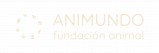 Logo of the Animundo foundation - Fundación animal, cream color